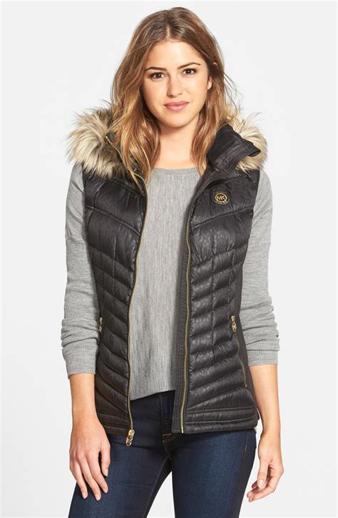 michael kors mens vest jacket|michael kors down vest women.